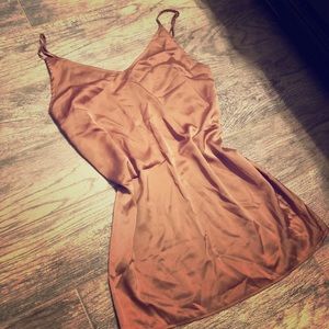 Carli Bybel X Missguided silk dress